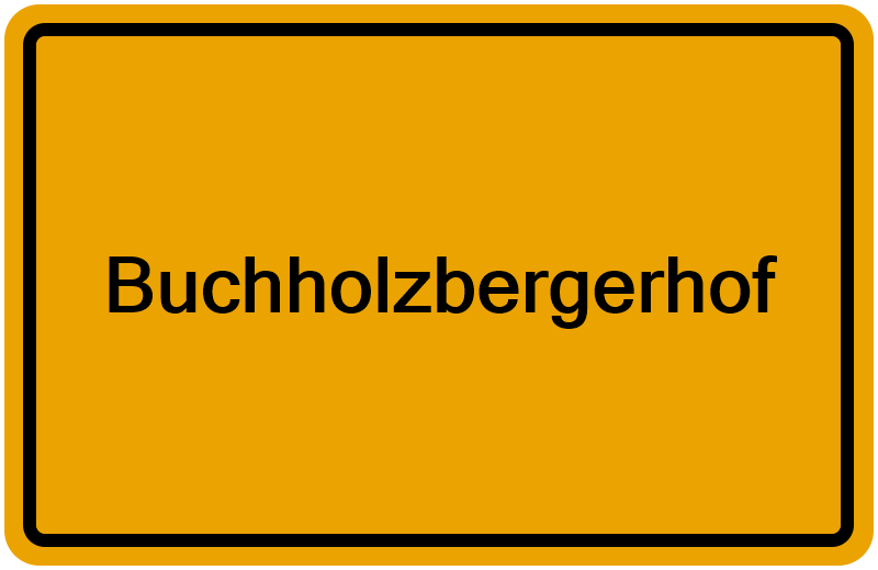 Handelsregisterauszug Buchholzbergerhof