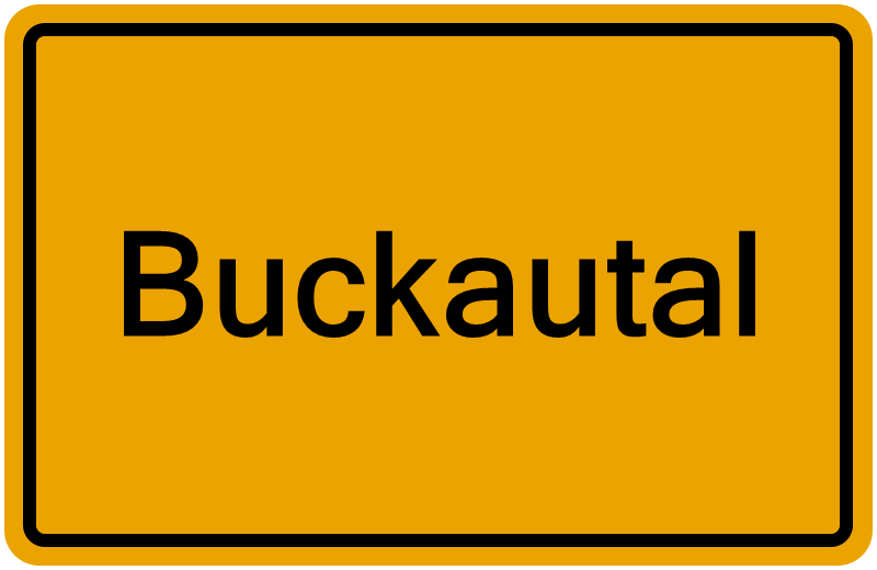 Handelsregisterauszug Buckautal