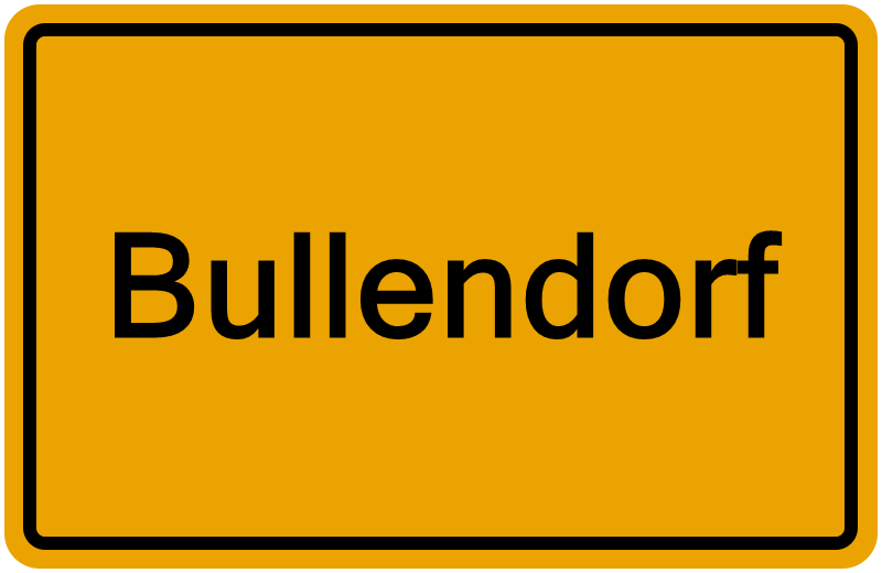 Handelsregisterauszug Bullendorf
