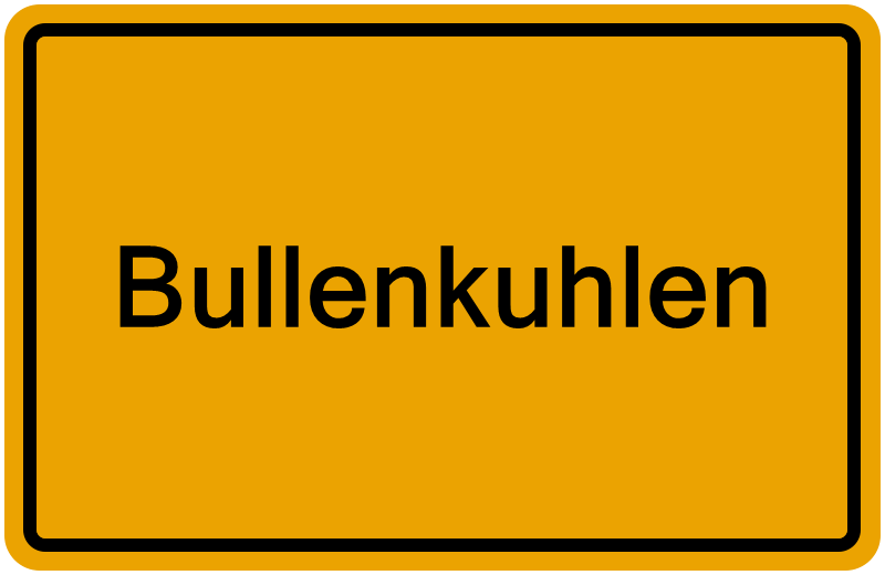 Handelsregisterauszug Bullenkuhlen