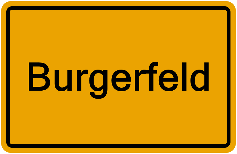Handelsregisterauszug Burgerfeld