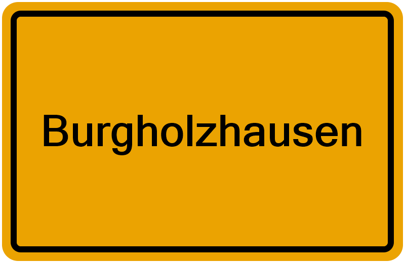 Handelsregisterauszug Burgholzhausen