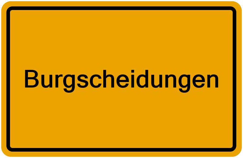 Handelsregisterauszug Burgscheidungen