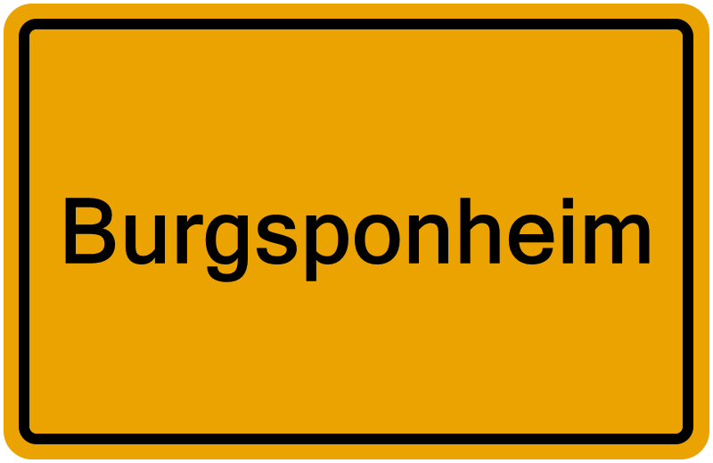 Handelsregisterauszug Burgsponheim