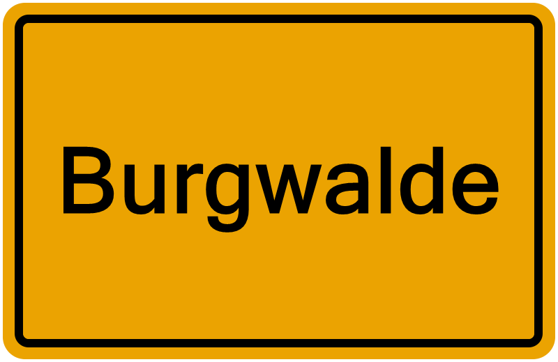 Handelsregisterauszug Burgwalde
