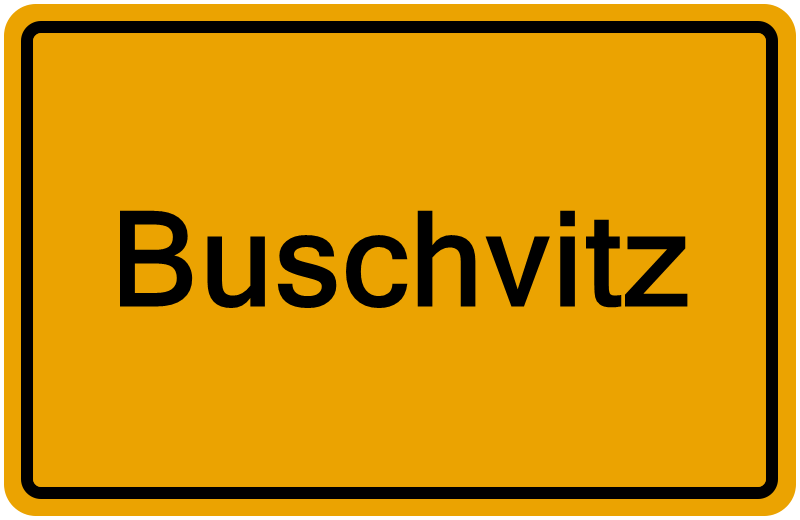 Handelsregisterauszug Buschvitz