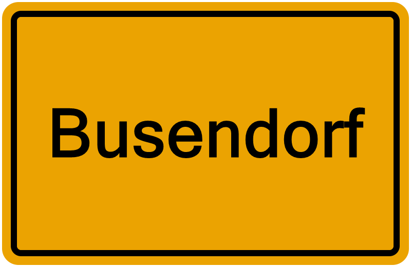 Handelsregisterauszug Busendorf