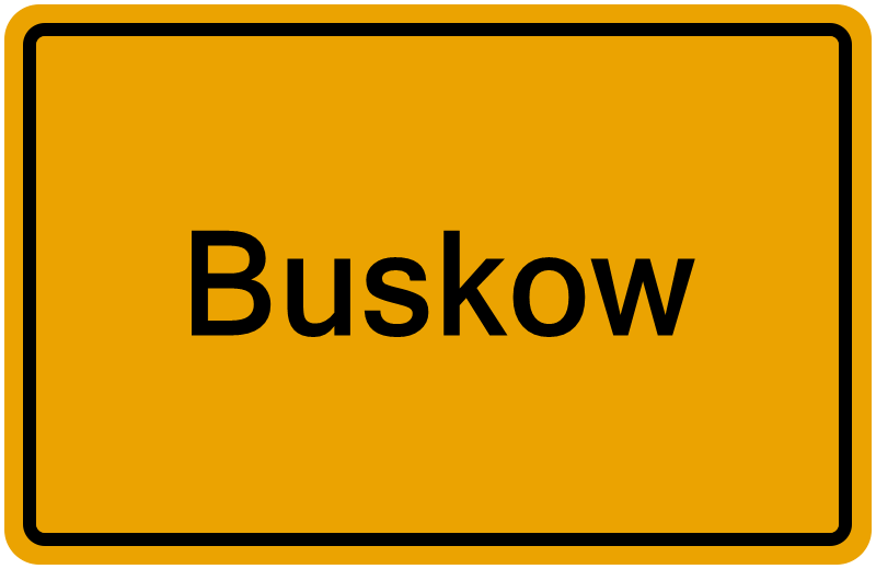 Handelsregisterauszug Buskow