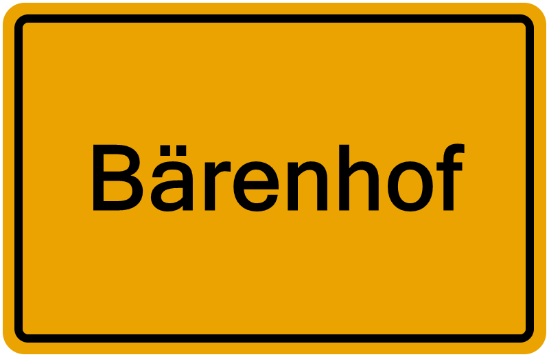 Handelsregisterauszug Bärenhof