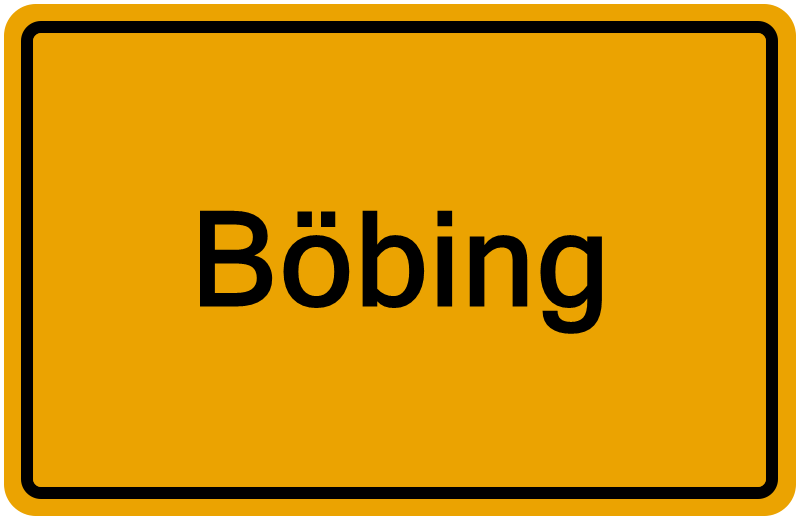 Handelsregisterauszug Böbing