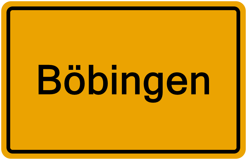 Handelsregisterauszug Böbingen