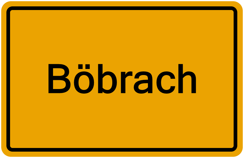 Handelsregisterauszug Böbrach