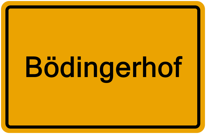 Handelsregisterauszug Bödingerhof