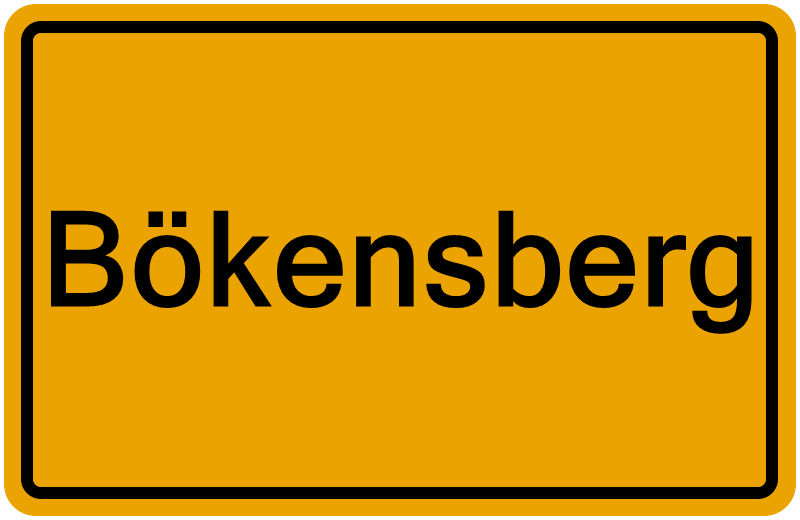 Handelsregisterauszug Bökensberg