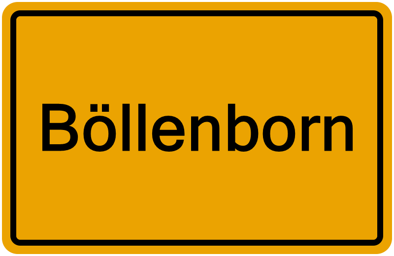Handelsregisterauszug Böllenborn