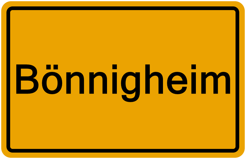 Handelsregisterauszug Bönnigheim