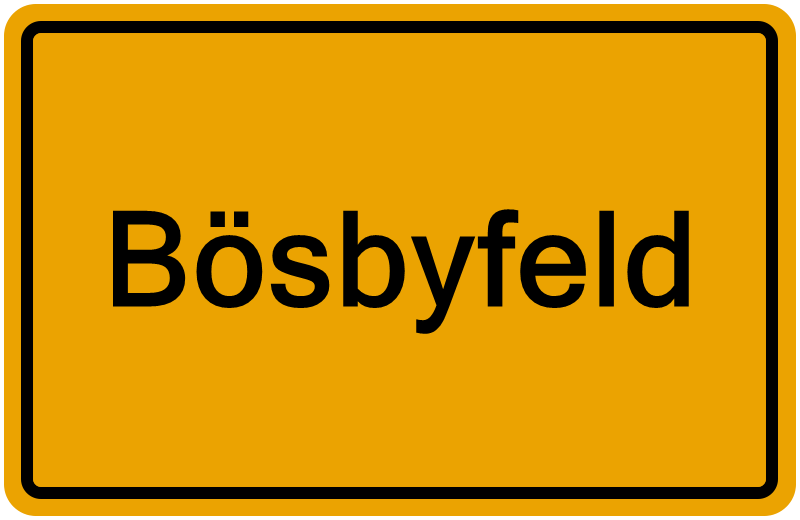 Handelsregisterauszug Bösbyfeld