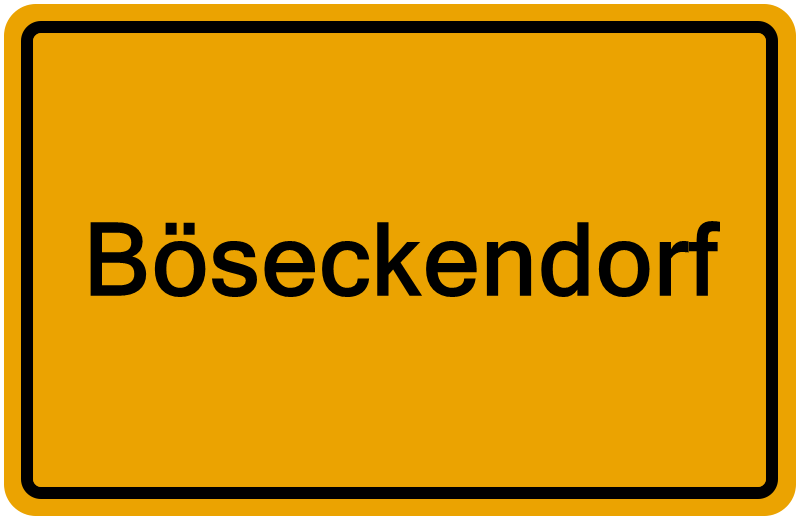 Handelsregisterauszug Böseckendorf