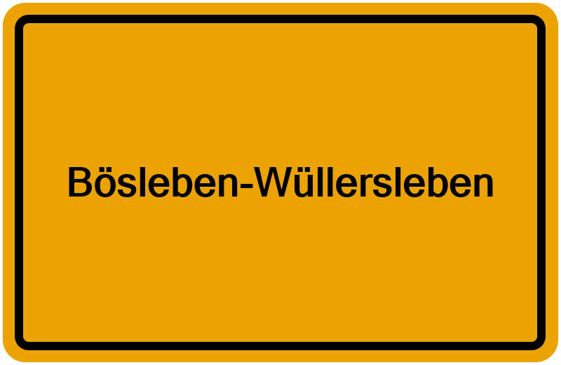 Handelsregisterauszug Bösleben-Wüllersleben