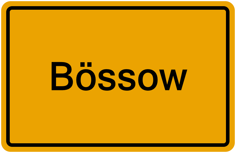 Handelsregisterauszug Bössow