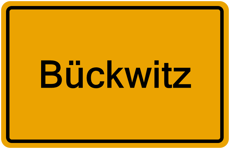 Handelsregisterauszug Bückwitz