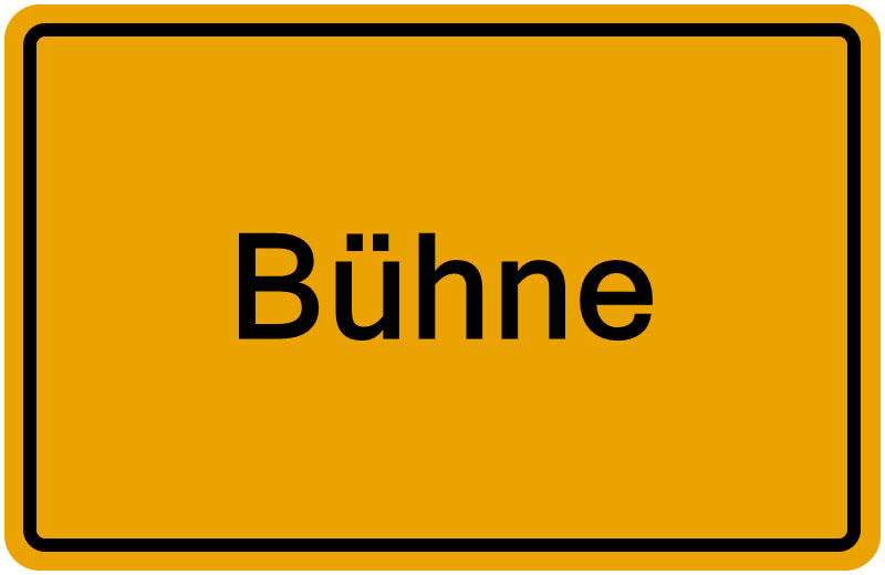 Handelsregisterauszug Bühne