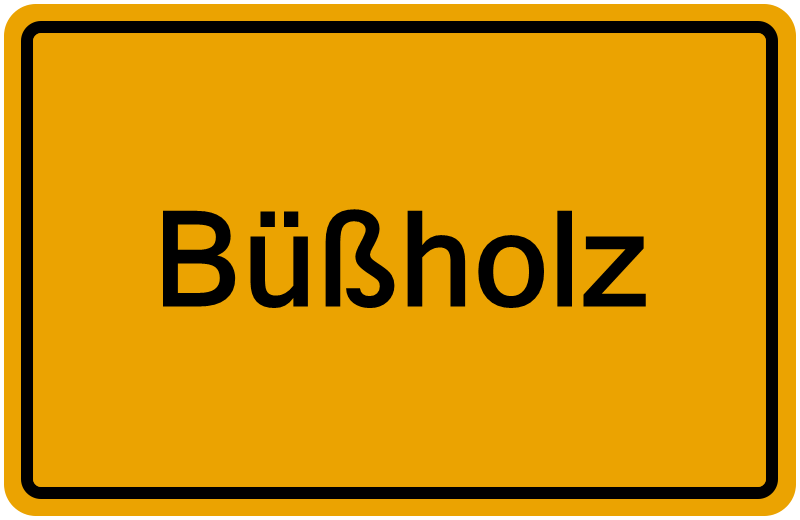 Handelsregisterauszug Büßholz
