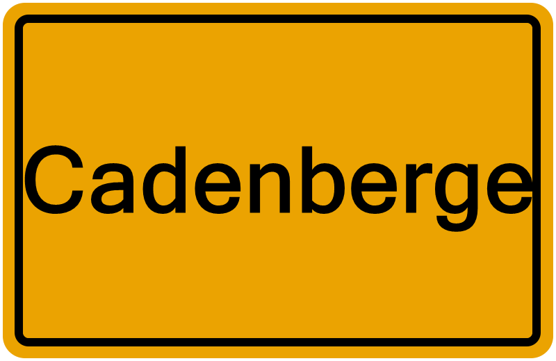 Handelsregisterauszug Cadenberge