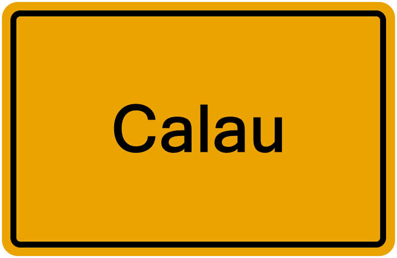 Handelsregisterauszug Calau
