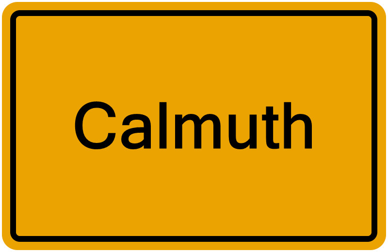 Handelsregisterauszug Calmuth