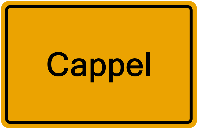 Handelsregisterauszug Cappel
