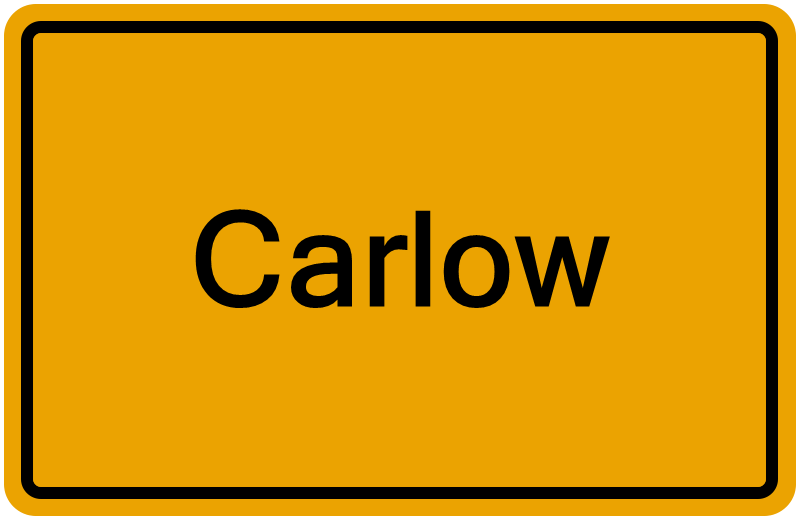 Handelsregisterauszug Carlow