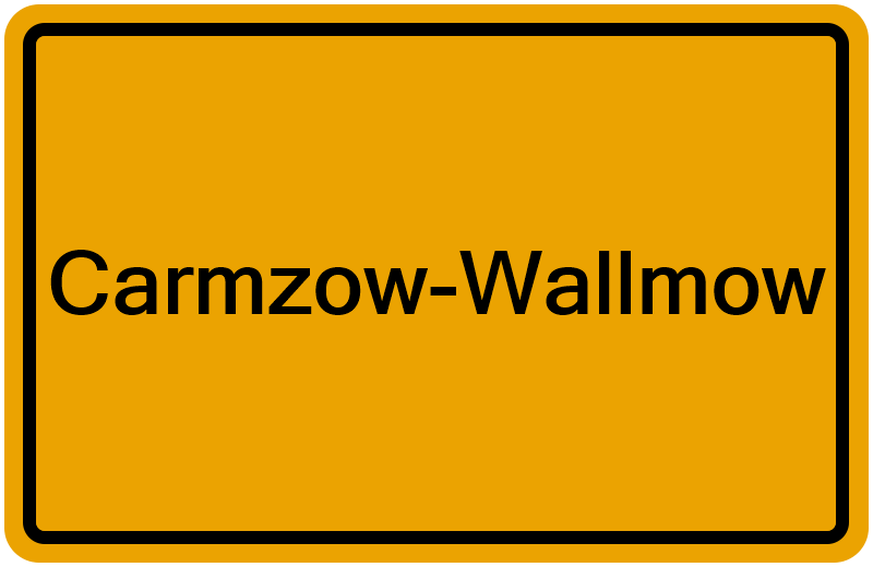 Handelsregisterauszug Carmzow-Wallmow