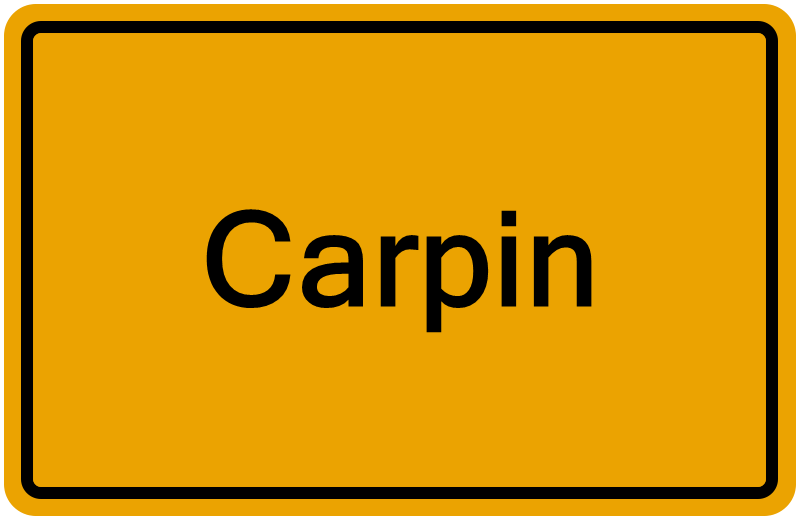 Handelsregisterauszug Carpin
