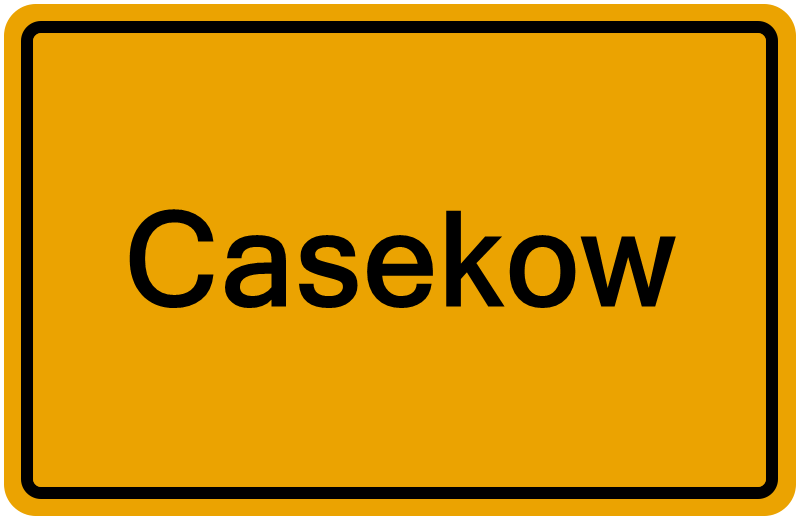 Handelsregisterauszug Casekow