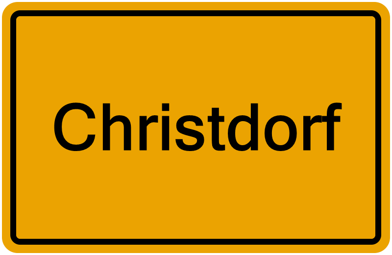 Handelsregisterauszug Christdorf