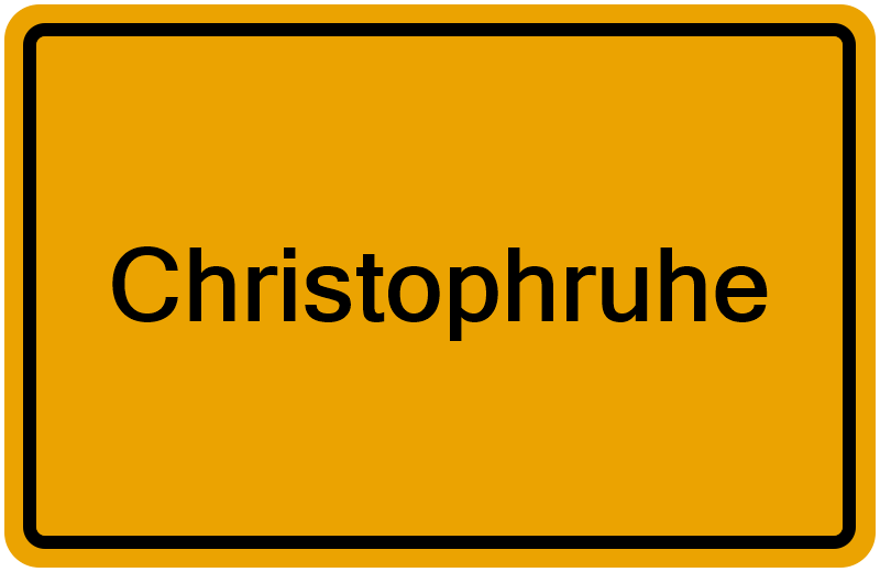 Handelsregisterauszug Christophruhe