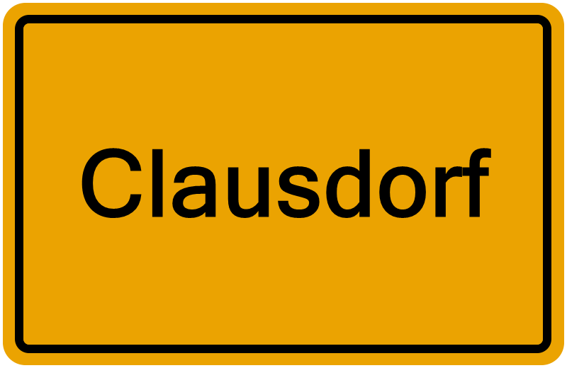 Handelsregisterauszug Clausdorf