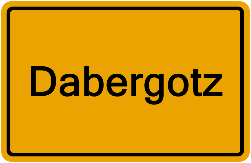 Handelsregisterauszug Dabergotz