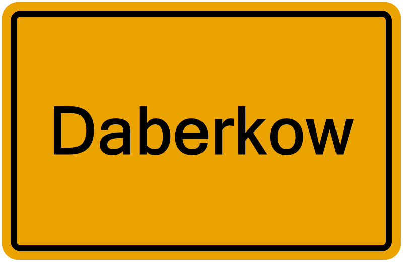 Handelsregisterauszug Daberkow