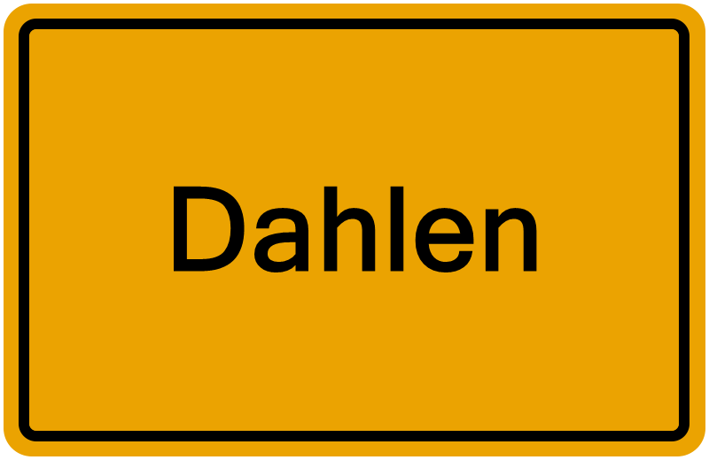 Handelsregisterauszug Dahlen
