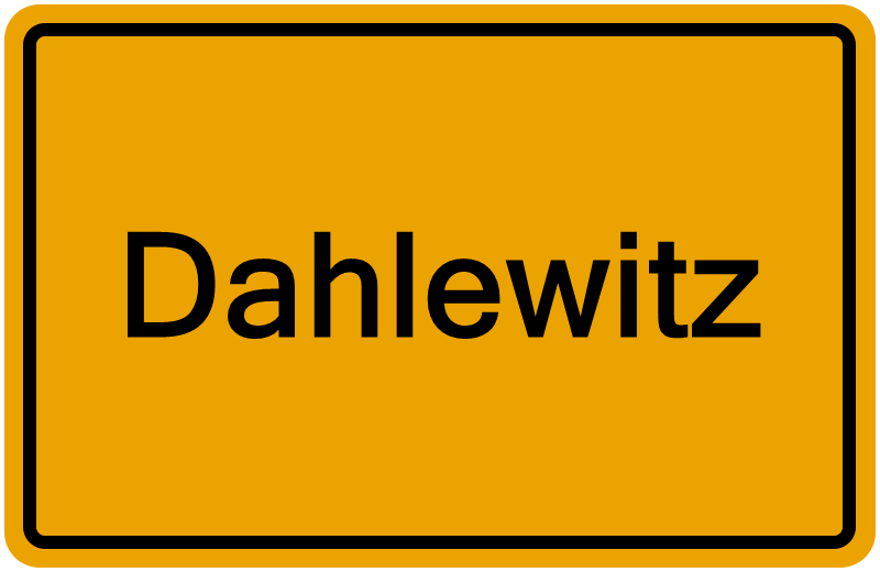 Handelsregisterauszug Dahlewitz