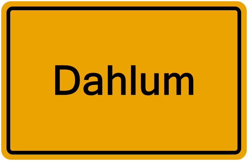 Handelsregisterauszug Dahlum