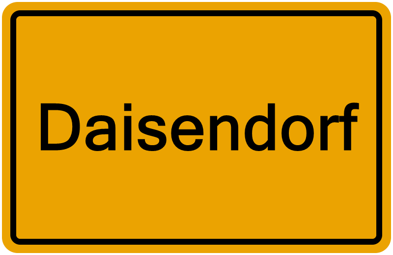 Handelsregisterauszug Daisendorf