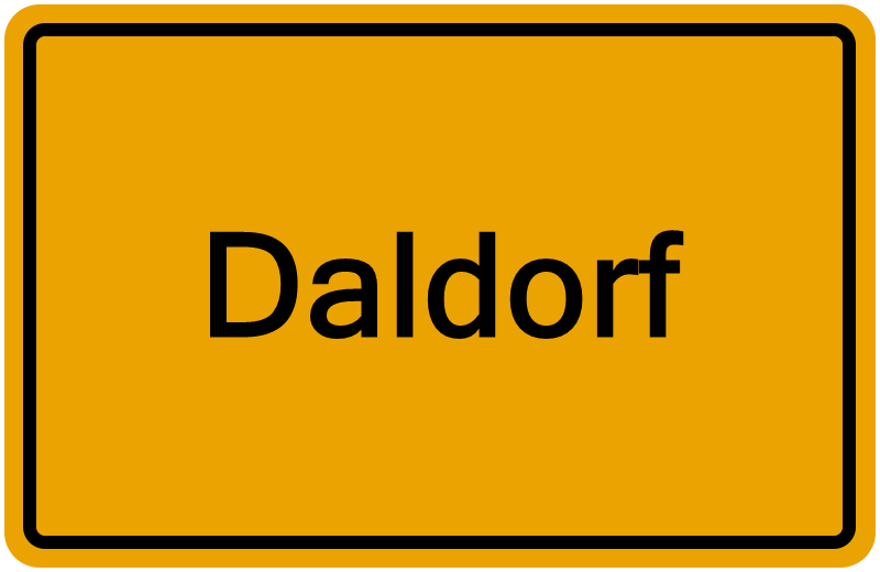 Handelsregisterauszug Daldorf