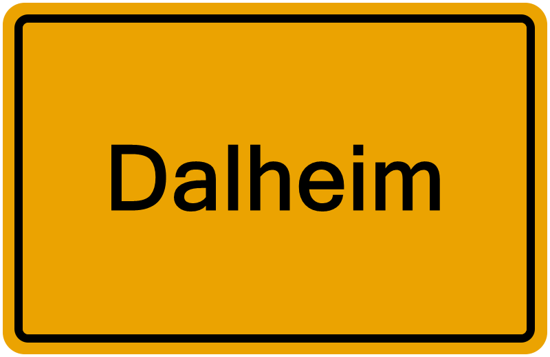 Handelsregisterauszug Dalheim