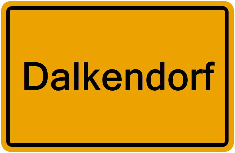 Handelsregisterauszug Dalkendorf