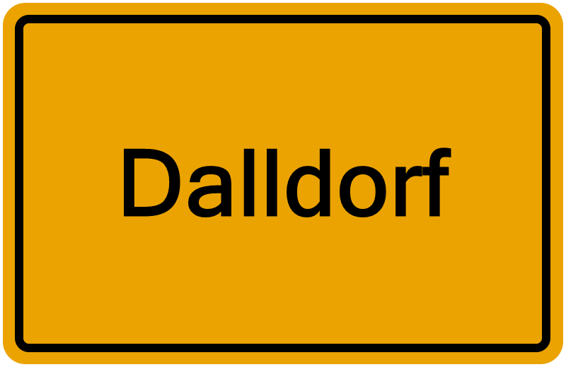 Handelsregisterauszug Dalldorf