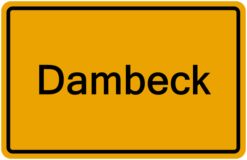 Handelsregisterauszug Dambeck