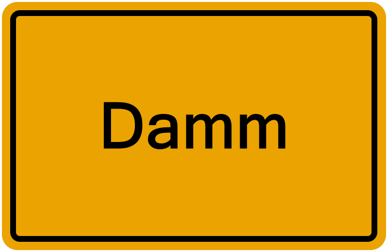 Handelsregisterauszug Damm